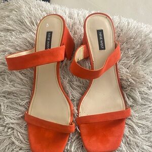 Nine West Women's Orange Heels